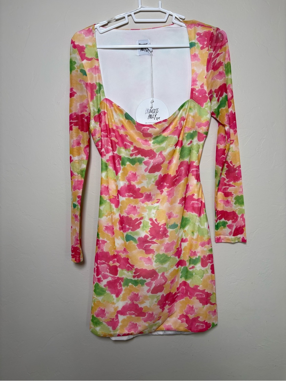 Princess Polly Nolan Mini Dress Floral Size 8